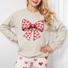 Simply Sage Market Women's Graphic Sweatshirt Coquette Hearts - 2 of 4
