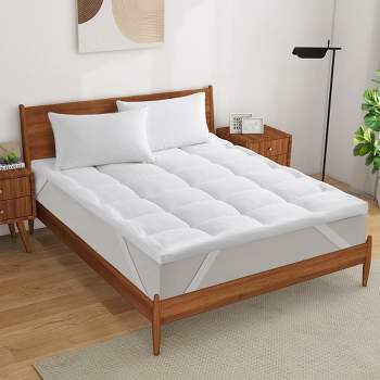 Peace Nest Microfiber Mattress Topper, 3" & 4" Thickness Options for Ultimate Comfort