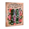 Stupell Industries Bookish Quote with Florals Canvas Art - 2 of 4