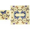 Blue Panda Butterfly Party Supplies, Serves 24, Plates, Knives, Spoons, Forks, Cups Napkins. Birthday Parties Pack for Girls Themed, Butterfly Pattern - image 4 of 4