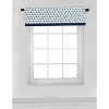 Bacati - Rod Pocket Window Valance Woodlands Animals Aqua/Navy/Grey - 4 of 4