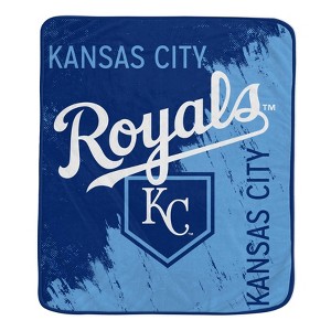 MLB Kansas City Royals Painted Plate Ultra Soft Blanket - 1 of 1