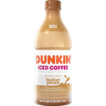 Dunkin Butter Pecan Iced Coffee - 40oz
