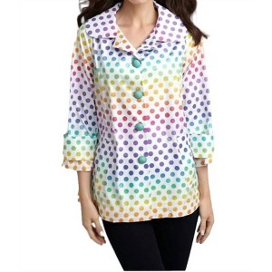 Women's Get Spotted Rain Jacket - ANGEL - 1 of 2