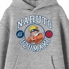 Naruto Classic Character Varsity Style Graphic with Collegiate Text Youth Athletic Heather Hoodie - image 2 of 3