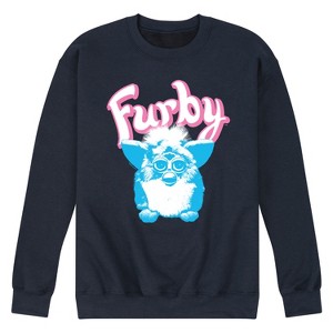 Men's - Furby - Photoreal Furby Logo Graphic Fleece Sweatshirt - 1 of 4