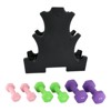 Coucheta Dumbbell Hand Weights for Home Gym, Hex Neoprene Coated Dumbbell Sets with Storage Box/Rack - 2 of 4