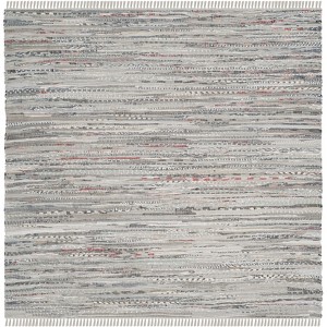 Rag Rug RAR121 Hand Woven Indoor Rugs - Safavieh - 1 of 4