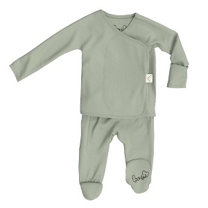 Bonsie Skin to Skin Babywear - Footie - Avocado - 1 of 4