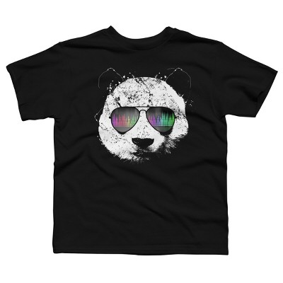 Boy's Design By Humans Old School Panda By clingcling T-Shirt