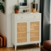 Hommoo Shoe Cabinet with Doors and Drawer Grey - 2 of 4