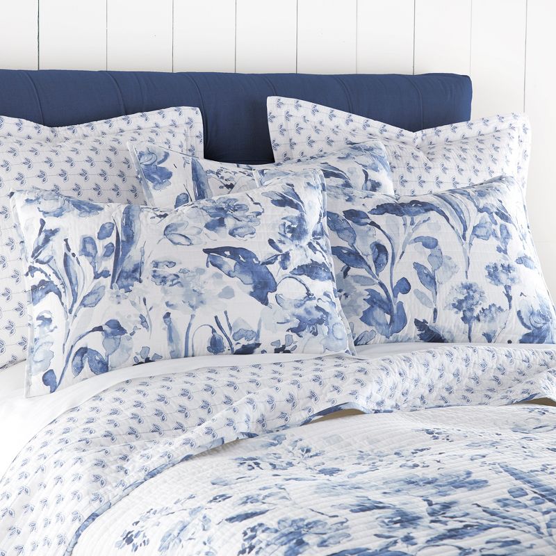 Linnea Blue Quilt and Pillow Sham Set - Levtex Home, 3 of 6