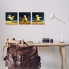 Stupell Industries Funny Yoga Chick Trio Farm Birds Stretching Poses 3pc Wall Plaque Art Set - 2 of 4