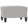 vidaXL Sofa Chair With Footstool Light Grey - 4 of 4
