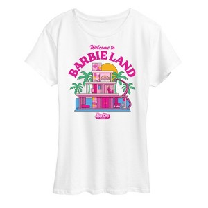 Women's - Barbie - Welcome To Barbie Land Short Sleeve Graphic T-Shirt - 1 of 4