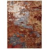 Washable Modern Abstract Area Rugs Soft Low Pile Accent Carpet with Non-Slip Backing Colorful Rug for Living Room - 3 of 4