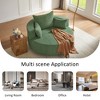 360° Swivel Chair, Rotating Round Sofa Chair With 3 Removable Pillows For Living Room, Bedroom, Office And Hotel - 3 of 4