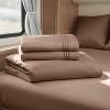 Nestl RV Queen Sheets, Super Soft 4PC Microfiber Sheet Set for Camper, Short Queen Sheets - 2 of 4