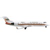 Bombardier CRJ200 Commercial Aircraft "Air Wisconsin" White w/Orange & Green Stripes 1/400 Diecast Model Airplane by GeminiJets - 3 of 4