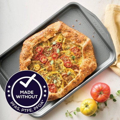 Gray Carbon Steel Non-stick Cookie Sheet Set