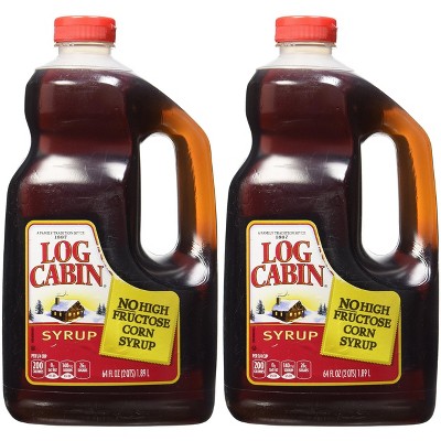 Log Cabin Original Syrup, 64 Fl Oz (Pack of 2)