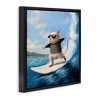 Stupell Industries Cool Surfer Mouse Blue Ocean Waves, 18" x 18" - 3 of 4