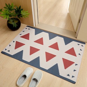VECELO Front Door Mat Welcome Mat, Absorbent Muddy Kitchen Rugs, Non-Slip Rubber Backing Doormat - 1 of 4
