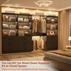 Aheaplus 71'' Tall Storage Bookcase, Bookshelf with 3-Tier Open Shelves and 3 Drawers, Wood Storage Cabinet - 4 of 4