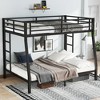 Bellemave Full XL over Queen Bunk Bed for Teens & Adults, Metal Frame, Noise-Free Slats, Safe Guardrails, 2 Ladders, Space-Saving, Under-Bed Storage - 4 of 4