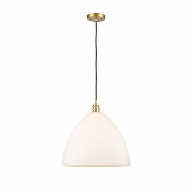 Bristol Glass - 1 Light Pendant In Industrial Style-18.75 Inches Tall and 16 Inches Wide