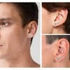 10-Pair Surgical Steel Stud Earrings - Silver/14K Gold Plated CZ Set, Hypoallergenic & Waterproof Non-Tarnish - 3 of 4