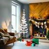 Artificial Half Christmas Tree White PVC, steel Slim - 2 of 4