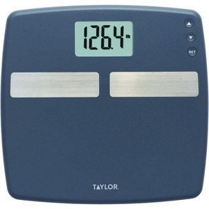 Taylor 400 Lb. Capacity Digital Body Composition Analyzer Bath Scale, Gray - 1 of 4