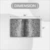 Casablanca Collection 100% Micro Polyester Bath Rug - Better Trends - 2 of 4