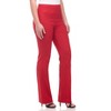 Rekkuna Women's Pull-On Bootcut Pants – Mid-Rise Stretch Career Pants with Real Front Pockets and Flattering Fit - 2 of 4