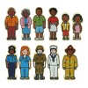The Freckled Frog Wooden Village People  - 42 Pieces - 4 of 4