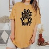 Simply Sage Market Women's Do What Makes You Happy Short Sleeve Garment Dyed Tee - 2 of 2