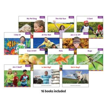 Newmark Learning Decodable Readers Fluency Grade K-1 Short Vowels, 16 Books