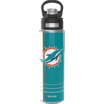 NFL Miami Dolphins Final Score Stainless Steel Wide Mouth Water Bottle - 24oz