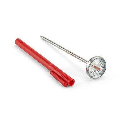 0-220 Deg F 1 in Red Taylor Precision Products 3512 Instant Pocket Thermometer 