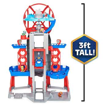 Paw Patrol Super Mighty Pups Lookout Tower With Chase Figure : Target