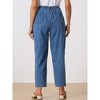 Allegra K Women's Casual High Elastic Stretchy Tapered Jean Pants - 4 of 4
