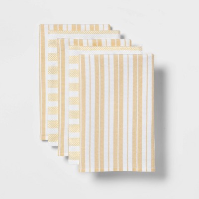 3pk Kitchen Towels Brown/beige/white - Mu Kitchen : Target