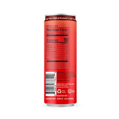 Protein Pop Cherry Lime Flavoured Water - 12 fl oz