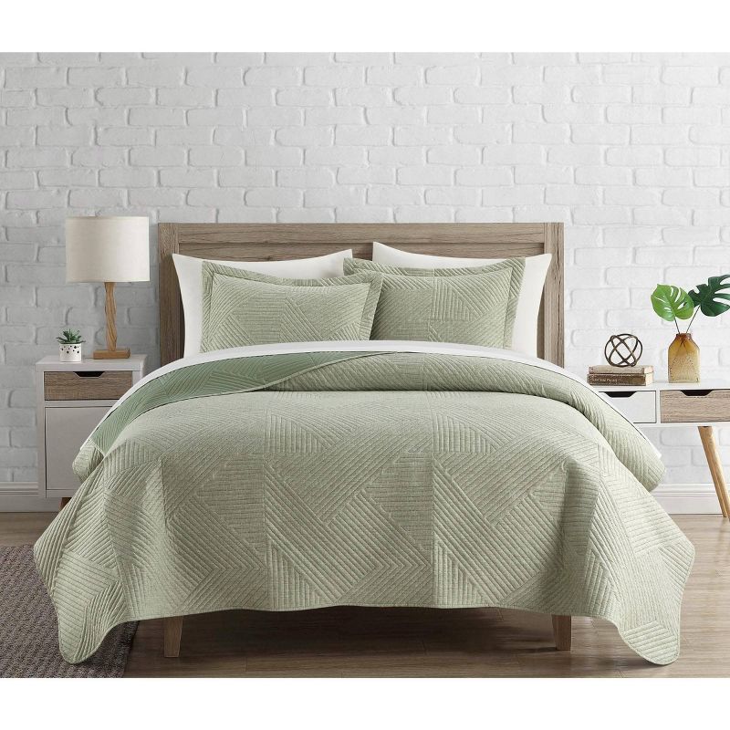 Chic Home Design 3pc Suzan Quilt Set, 1 of 9