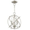 Livex Lighting Aria 3 - Light Chandelier in  Brushed Nickel - 3 of 4