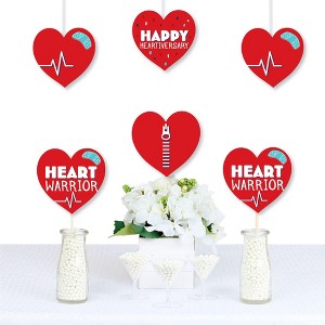 Big Dot of Happiness Happy Heartiversary - Hearts Decorations DIY CHD Awareness Essentials - Set of 20 - 1 of 4