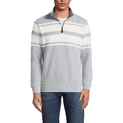 Lands' End Men's Bedford Rib Quarter Zip Sweater