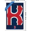 Trends International MLB Boston Red Sox - Logo 25 Framed Wall Poster Prints - 3 of 4