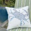 RightSide Designs Sea Glass Crab Indoor/Outdoor Throw Pillow - 3 of 4